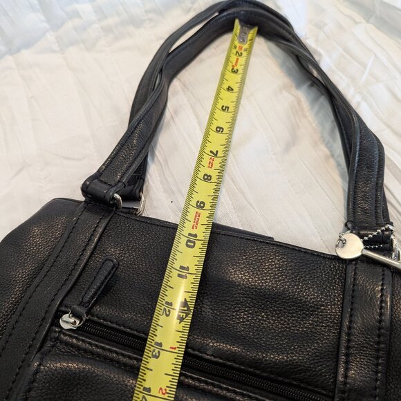 FOSSIL Leather Shoulder bag comes with original Key with Attach Outside Wallet - Picture 12 of 12